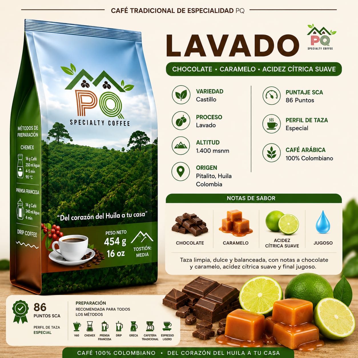 cafe lavado