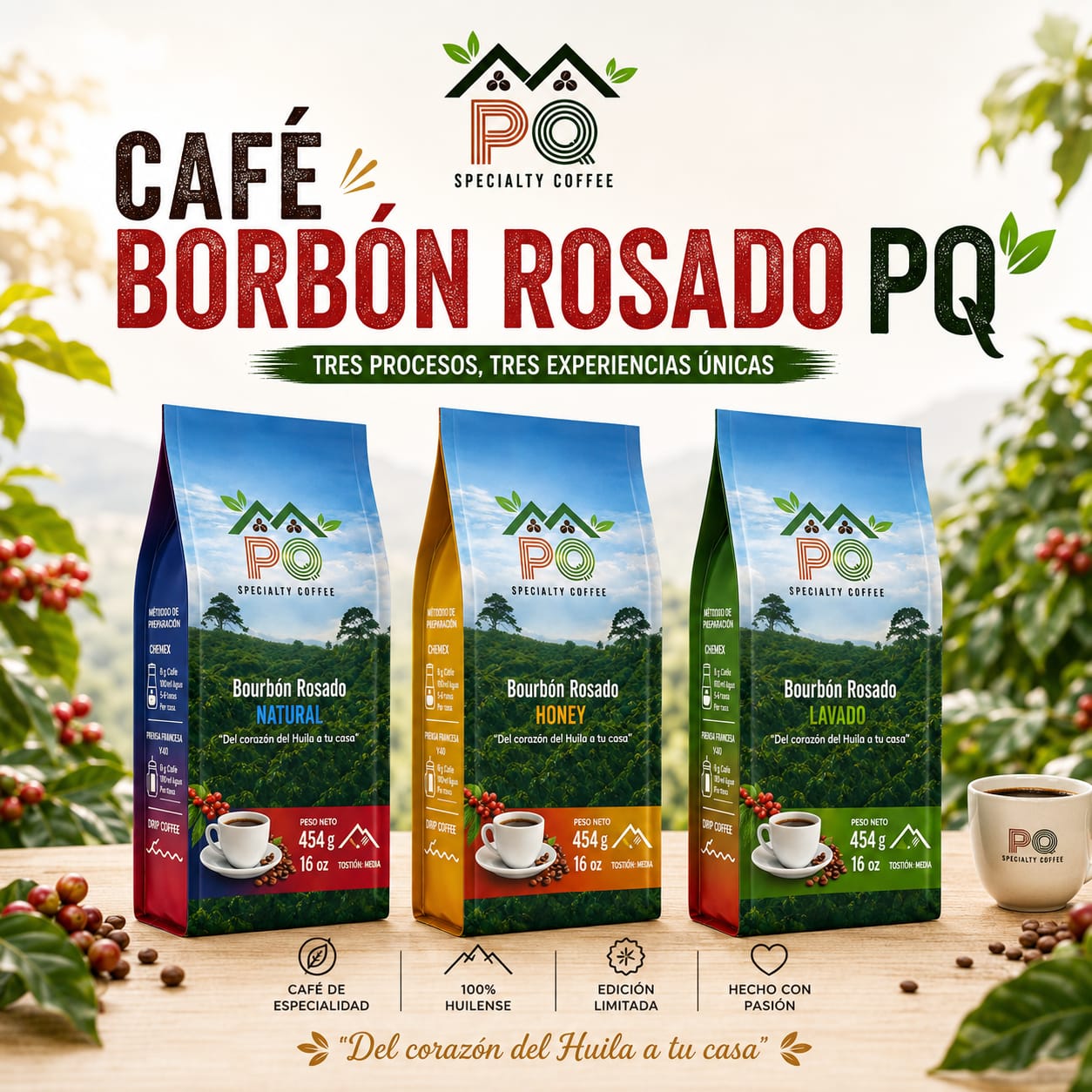 Bourbon Rosado PQ